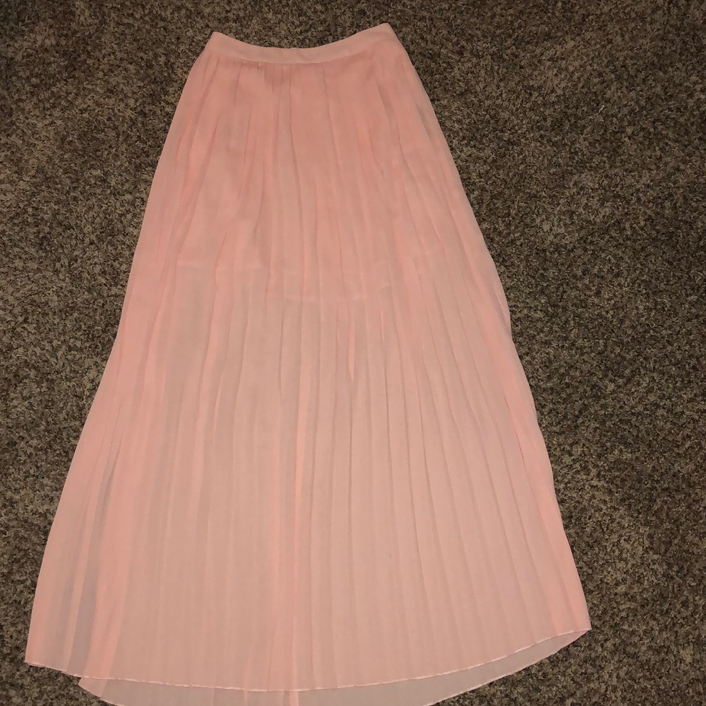 Maxi Skirt. Slits on both sides of skirt.
